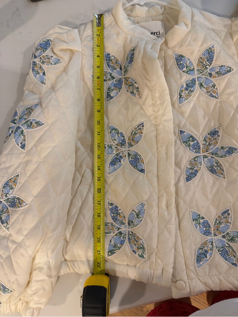 &Merci Floral Quilted Jacket - Picture 7 of 8